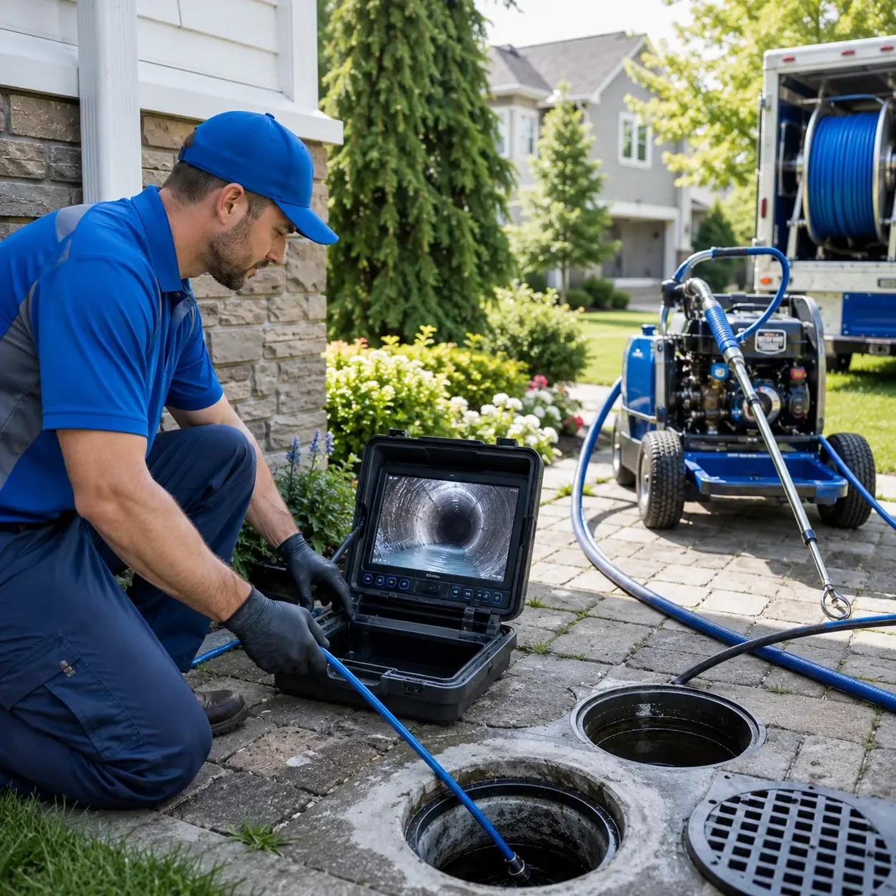 Outdoor drain cleaning professionals serving Andover, IA