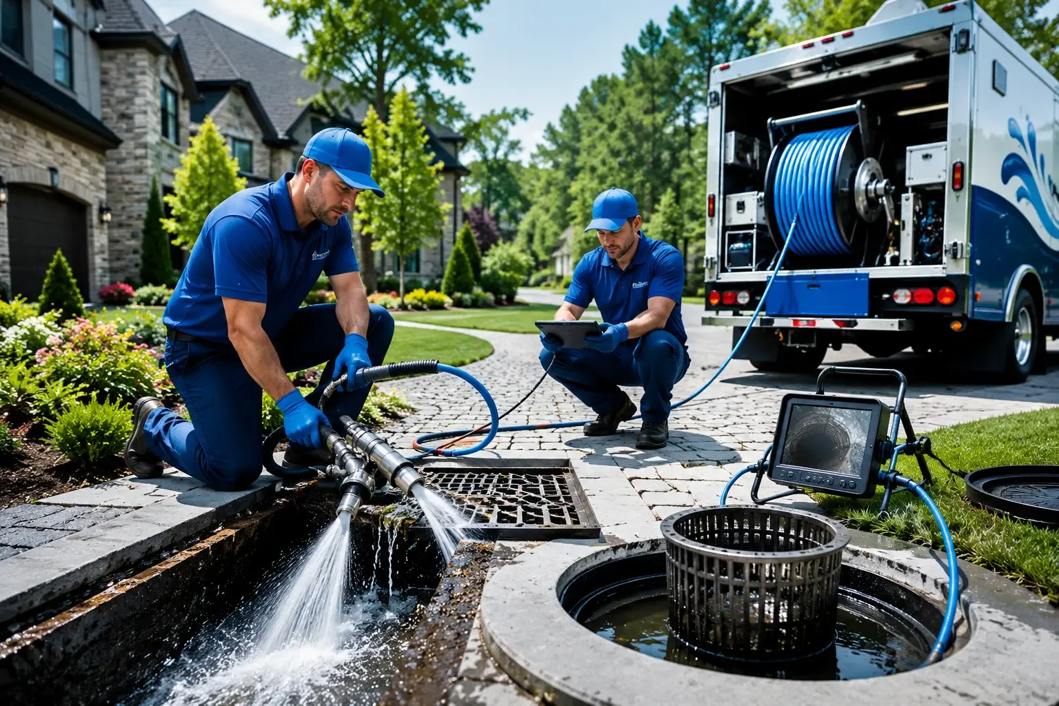 Local outdoor drain cleaning professionals in Andover, IA