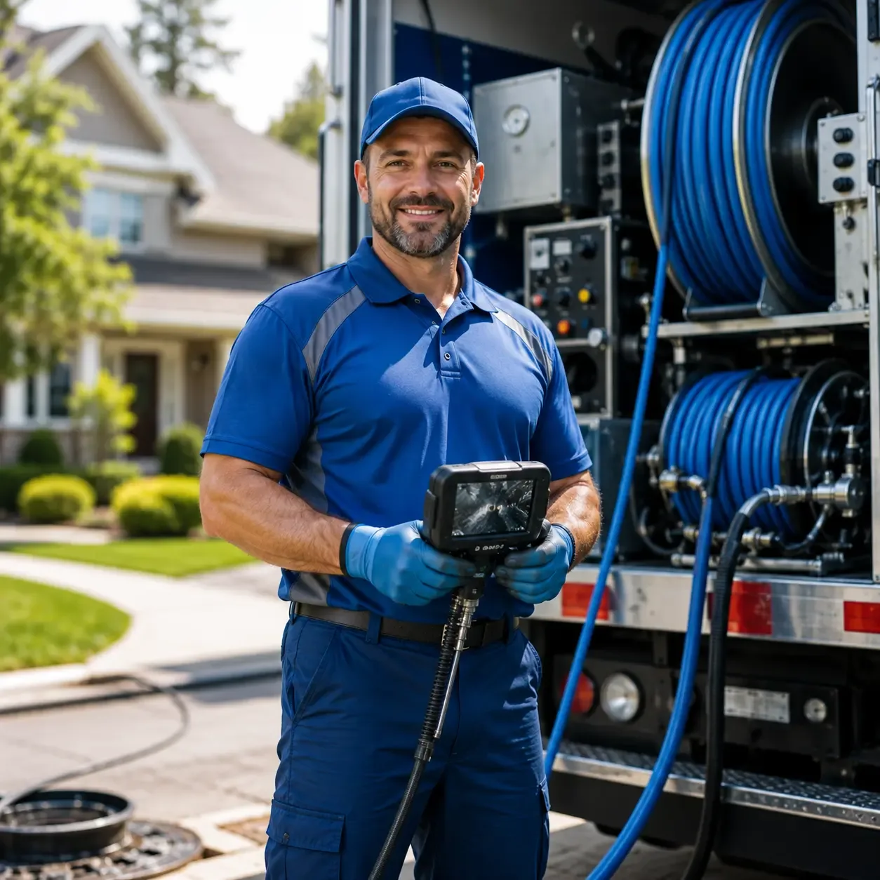 Local outdoor drain cleaning specialists in Andover, IA